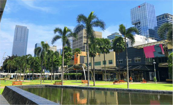 フィリピンの街並み