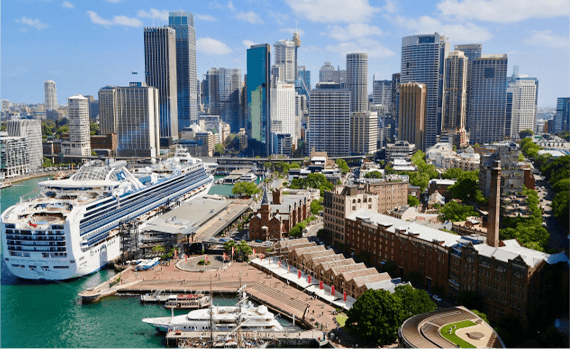 オーストラリアの街並み